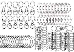 Mousquetons métalliques pour porte-clés, cordons, sacs et fabrication de bijoux - Product Image 6