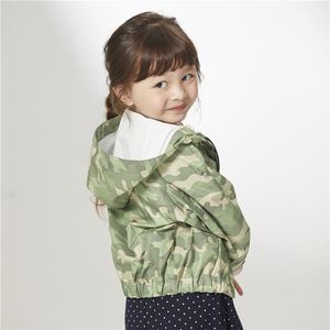 Manteau de veste vert de camouflage de l'armée fait par ODM Taiwan pour des filles d'enfants - Product Image 3