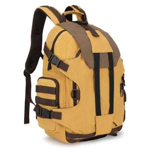 Mochila de Senderismo de Lona Resistente, Antirrobo, Impermeable, para Camping, Viajes, Montañismo - Product Image 1