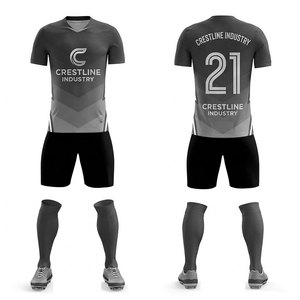 Custom Design Soccer Team Kit Football Jersey Shorts Set Athletic Sportswear OEM Football Jersey Set - Product Image 5