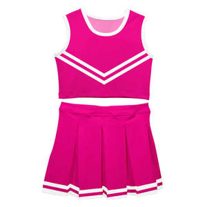 Uniforme de cheerleading de couleur unie, qualité supérieure, uniformes de cheerleading - Product Image 5