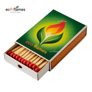 Venta al por mayor de fósforos de seguridad para el hogar exportador de la India fósforos de madera impresos caja de fósforos logotipo personalizado llama fiable - Product Image 4