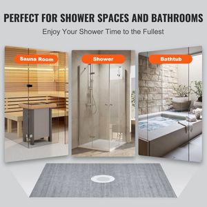 Kit Moderno per Doccia 60"x48" con Griglia in ABS da 2" e Flangia in Acciaio Inox e Membrana Impermeabile - Product Image 6