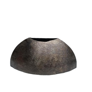 Florero de Aluminio, Maceta Decorativa de Metal para Flores Artificiales, Decoración de Lujo para Vestíbulos de Hoteles y Hogares - Product Image 1