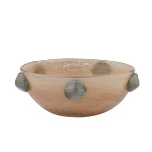 Ensemble de service moderne artisanal pour la salle à manger, bol à salade en résine avec 2 cuillères assorties polies, ustensiles de cuisine légers - Product Image 2