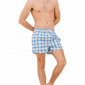 <b>Mens</b> Quick Dry Swim <b>Trunks</b> Stretch Beach Shorts Compression Liner Drawstring Pocket Swimwear Canvas High Street Eco-Friendly - Product Image 1