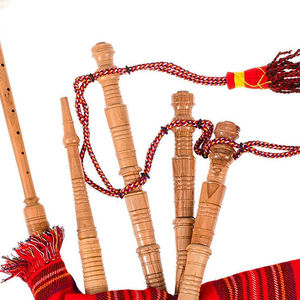 Ensemble professionnel de dudels scoïtiennes traditionnelles avec bois de rose naturel pour les performances des fanfares - Product Image 4