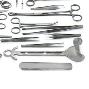 50 PCS General Surgery Laparotomy Instrument <b>Set</b> Basic Surgical <b>Tool</b> Stainless Steel German Quality with Storage <b>Box</b> By Dentavex - Product Image 2