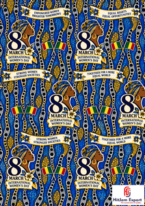 High Quality African Wax Print Fabric Ankara Custom Textile OEM ODM Manufacturer Wholesale International Womens Day - Product Image 2