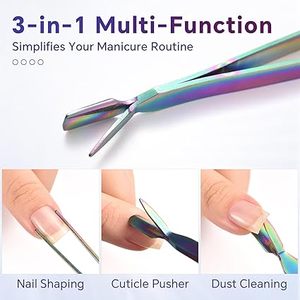 Nail Shaping Clip <b>Precision</b> <b>Tool</b> with Curved Tip for Accurate Nail Edge Double Head Design Cutting Salon Manicure Pedicure - Product Image 3