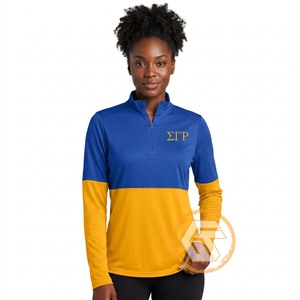 Sweat-shirt personnalisé en molleton de coton de haute qualité, brodé sur le devant, éco-responsable, pour la sororité Sigma Gamma Rho, collection automne/hiver - Product Image 2