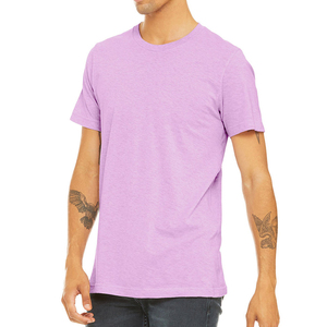 T-shirt pour homme à motif uni, décontracté, personnalisable, 100% coton, de haute qualité, confortable, tricoté, col rond, respirant, séchage rapide - Product Image 3