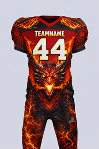 Camiseta Deportiva Roja de Fútbol Americano de Alta Calidad, Tejido de Poliéster Transpirable, Sublimación, Nuevo Diseño, Secado Rápido - Product Image 2
