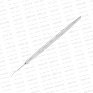 ตะขอเกี่ยวเนื้อเยื่อ Tyrell Skin Hook ขนาด 5 นิ้ว (13 ซม.) ตะขอเกี่ยวเนื้อเยื่อแบบคมสำหรับศัลยกรรม, ที่ดึงเนื้อเยื่อแบบละเอียดสำหรับการผ่าตัดดวงตา โดย Vaslcare - Product Image 3