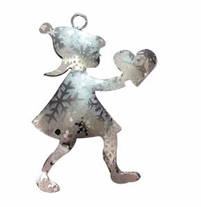 2025 nouveau Design classique indien artisanat ornement de noël de haute qualité suspendu décoration en métal usine de Style moderne - Product Image 4