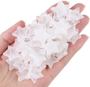 Piedras de Cristal Talladas a Mano en Forma de Estrella, Cuarzo Transparente Natural, Decoración para el Hogar, Artesanía, Joyería de Sanación Reiki - Product Image 1