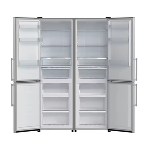 100% 46.8 นิ้ว 21.6 คิว ตู้เย็นแบบเคียงข้างกันพร้อมช่องแช่แข็งด้านล่าง ทำจากสแตนเลส - Product Image 2