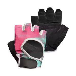 Gants de sport athlétiques pour musculation, antidérapants, respirants, demi-doigts, en spandex, pour cyclisme, powerlifting, ski - Product Image 1