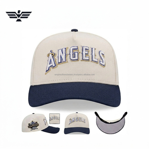 Gorra de Béisbol Blanca y Roja Personalizada, Bordada en 3D, de 6 Paneles, con Cierre a Presión |   Gorra Deportiva Unisex Ajustable |   Transpirable de Primera Calidad para Adultos - Product Image 1
