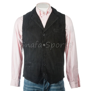 เสื้อกั๊กหนังสำหรับผู้ชายคุณภาพสูง สไตล์สปอร์ต สำหรับขี่มอเตอร์ไซค์ แฟชั่นฤดูหนาว เหมาะกับกิจกรรมกลางแจ้ง - Product Image 2