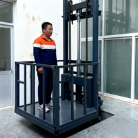 Langlebiger 2-7 Stockwerke Wohnaufzug für Personen bis 200kg Kleiner Heimaufzug für Villa Wohngebäude Mini-Personenaufzug Rollstuhl-Lift