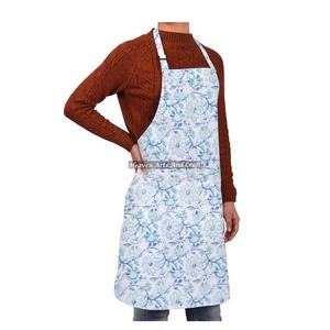 Customized Design 100% Pure Cotton Cooking <b>Kitchen</b> <b>Apron</b> Indian Manufacturer Customized Color And Print <b>Kitchen</b> <b>Apron</b> - Product Image 3