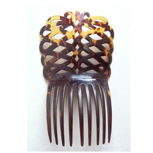 Peine de cuerno de búfalo estilo francés, herramienta natural para el cuidado del cabello y la barba, peine ecológico de calidad. - Product Image 3