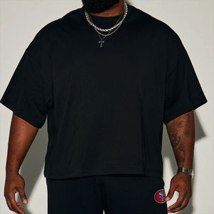 Chemises unies surdimensionnées style ODM HSI, vente en gros, vêtements décontractés pour hommes, fabriquées au Pakistan, séchage rapide, 100% coton - Product Image 1