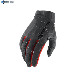 Gants de course Daizen Star à doigts entiers, cyclisme, motocross, unisexe, polyester, revêtement en polyuréthane, rouge, bleu, dégradé, impression par sublimation - Product Image 1