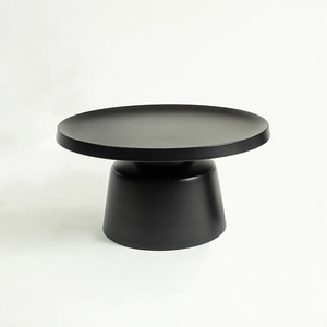 Handcrafted Wooden Nesting Tables Minimalist Round Coffee Table Set for Living Room Custom Shape Living Room - Product Image 4