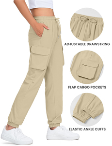 Pantalones cargo elásticos de cintura elástica en oferta, pantalones impermeables para senderismo, uniforme escolar para adolescentes. - Product Image 3