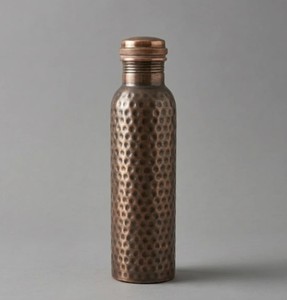 Pure Copper Drinking <b>Bottle</b> Reusable <b>Water</b> <b>Bottle</b> For Daily Hydration Home Office Travel <b>Gym</b> Fitness Outdoor - Product Image 1