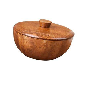 Azucarero de Madera Antiguo Hecho a Mano con Diseño Minimalista de Alta Calidad para Azúcar, Especias, Sal y Frutos Secos, Recipiente para Servir y Almacenar Alimentos - Product Image 2