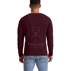 Pulls d'hiver pour hommes, couleur unie, vente en gros, basiques de la mode, pulls les plus vendus pour hommes - Product Image 5