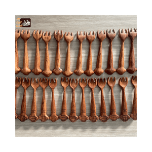 Cucharas de Madera Ecológicas, Naturales y Duraderas, al por Mayor, con Logotipo Personalizado, Mini Cucharas para Helado y Postre, Utensilios de Cocina - Product Image 6