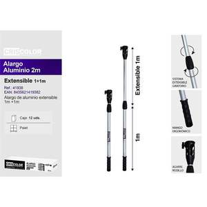 Rouleau à peinture ALARGO ALUMINIUM 1+1m, pinceaux de haute qualité - Product Image 1