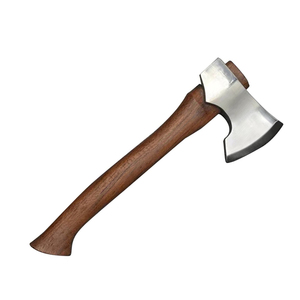 Outdoor Mini <b>Axe</b> With Reliable Steel Head And Wooden Handle For <b>Camping</b> Hiking Bushcraft Garden Work Wood Chopping And Daily Out - Product Image 6