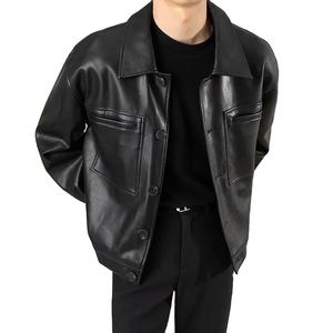 Chaquetas de cuero para hombre de diseño personalizado, la mejor venta, chaqueta de moda de lona de alta calidad hecha en Pakistán - Product Image 1