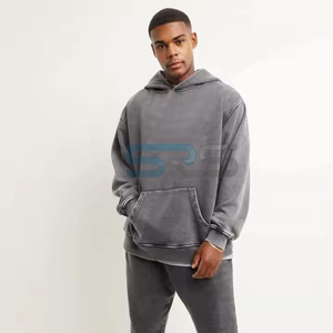 Sudaderas con Capucha Unisex con Logotipo Bordado Personalizado en la Parte Delantera, Corte Holgado, Ropa Casual, 100% Poliéster/Algodón, Alta Calidad - Product Image 6
