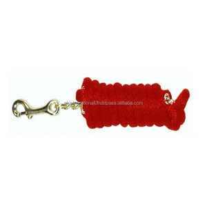 Cuerdas de plomo de algodón de alta calidad para caballos Cuerdas y accesorios de plomo de caballo de algodón personalizadas a presión de aleación resistente - Product Image 5