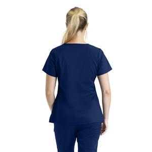 Tenues d'infirmières élégantes, ensembles de vêtements médicaux tendance, tissu doux anti-rides de qualité supérieure, ensembles de blouses d'infirmières lavables - Product Image 5