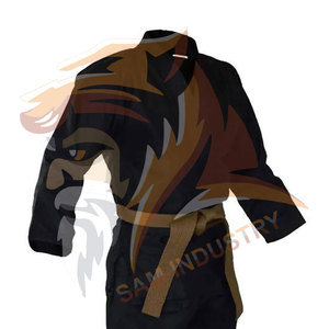 Uniforme de Taekwondo en Polyester/Coton en Gros, Broderie de Logo Personnalisée, Couleur Personnalisée, Durable, Anti-rétrécissement - Product Image 6