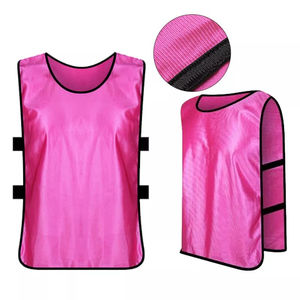 Chalecos Deportivos Transpirables y Ligeros con Logotipo Frontal para Entrenamiento de Invierno y Verano, para Equipos de Fútbol, 100% Seda, Precio al por Mayor - Product Image 2
