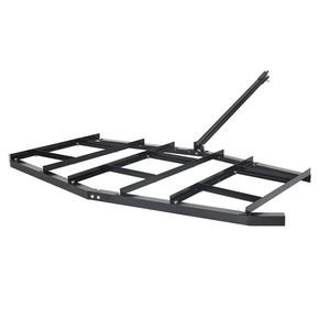 Accesorios para Herramientas de Jardín: Rastra de Arrastre de Acero Q235 de 84 Pulgadas de Ancho con Barras Ajustables y Soportes de Enganche de 50 Pulgadas - Product Image 1