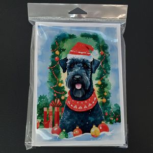 Kerry Blue Terrier Lunatique A7 Cartes de voeux de Noël Lot de 8 cartes vierges avec enveloppes Taille 5x7 - Product Image 3
