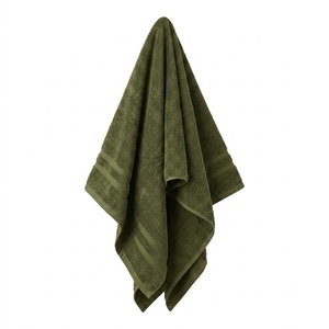 Serviette de bain en coton biologique ultra absorbante, serviette de luxe haut de gamme pour hôtel, spa et maison, serviette éponge à séchage rapide, couleur unie. - Product Image 4