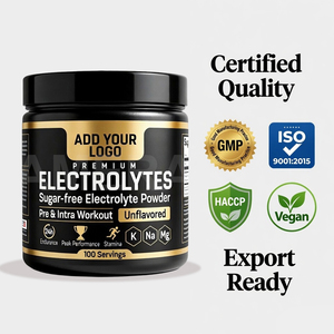 ผงเครื่องดื่มอิเล็กโทรไลต์แบบไม่มีน้ำตาล รสชาติต่างๆ รับผลิตแบบ OEM สำหรับแบรนด์ส่วนตัว จำหน่ายจำนวนมาก - Product Image 2