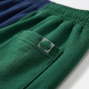 Unisex <b>Mens</b> Navy Green Patchwork Sweat <b>Shorts</b> Casual Summer Drawstring Loose Fit Streetwear Athletic <b>Lounge</b> <b>Shorts</b> 2026 - Product Image 3