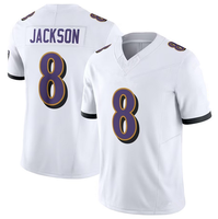 Maillots de football Baltimore pour hommes 0 Smith 8 Lamar Jackson 22 Derrick Henry 4 Flowers 14 Hamilton Stitched Limited Maillots de football