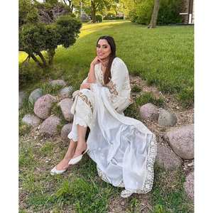 Beau haut et bas de fête avec ensemble élégant de taille Dupatta XL - Product Image 5